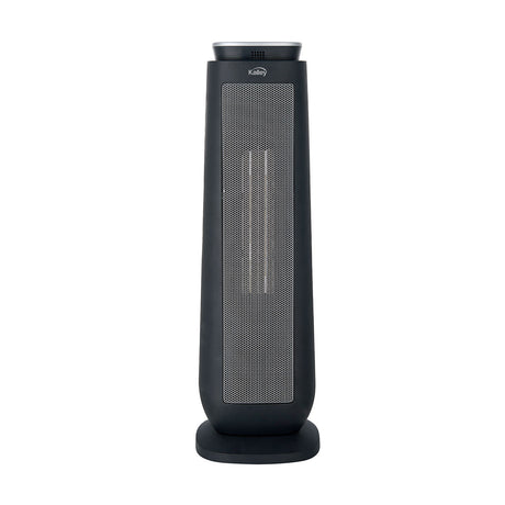 Calefactor Kalley Negro Mate 18.2x58.3cm de Dos Velocidades con Pantalla Digital y con Oscilación - CALEFACTORES | Bylmo