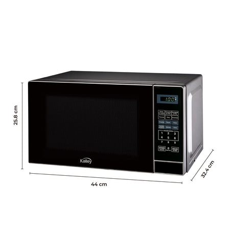 Horno Microondas Kalley Negro 44x32.4cm de 20 Litros
