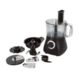 Procesador de Alimentos Kalley Negro 27.7x38.5cm De 1.2 Litros con 1 Aspa y con 2 Velocidades - LICUADORAS Y PROCESADORES | Bylmo