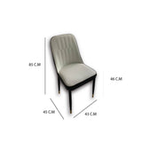 Combo Comedor y Sillas Montessori Gris 120x75cm Rectangular de Cuatro Puestos con Cuatro Sillas - COMEDORES | Bylmo