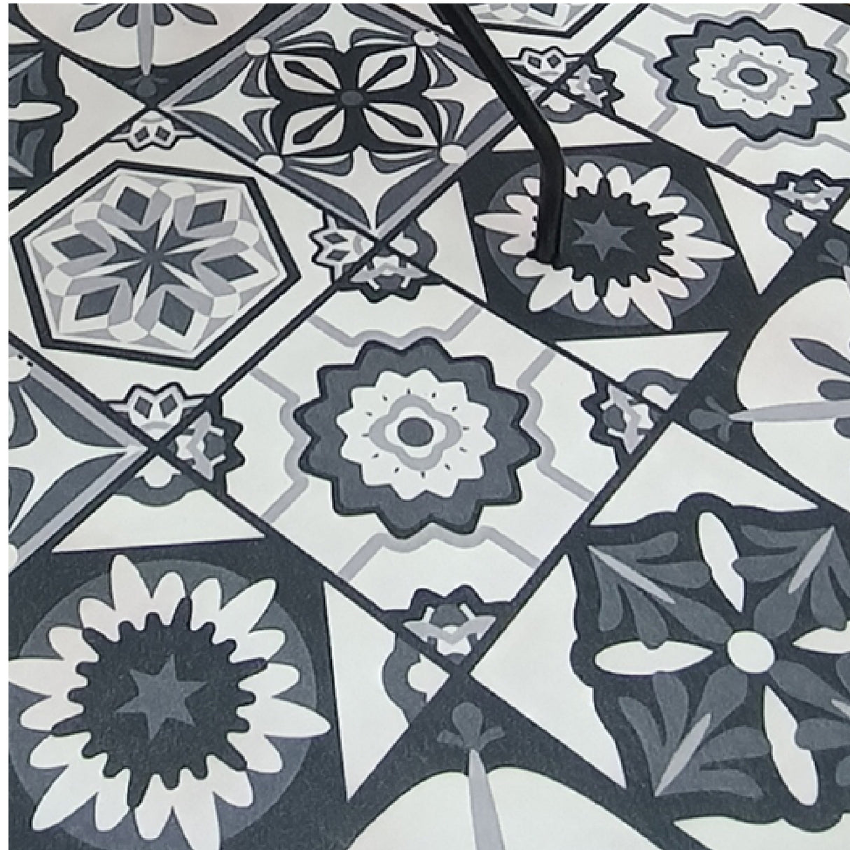 Tapete de Cocina Mandalas Gris 120x170cm Clásico Rectangular Suave - TAPETES Y ALFOMBRAS | Bylmo