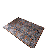 Tapete de Cocina Circulos Mostaza 120x170cm Clásico Rectangular Suave - TAPETES Y ALFOMBRAS | Bylmo