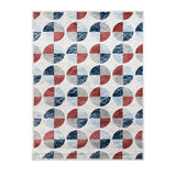 Tapete de Sala Circulos Gris 200x300cm Clásico Rectangular Suave - TAPETES Y ALFOMBRAS | Bylmo
