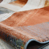 Tapete de Sala Turco Figuras Cafe 120x170cm Vintage Rectangular Suave - TAPETES Y ALFOMBRAS | Bylmo