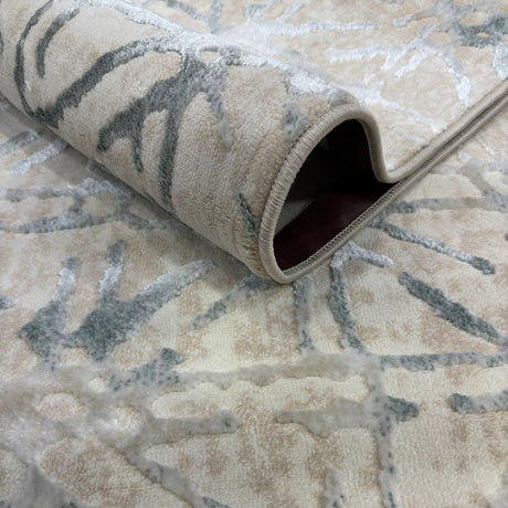 Tapete de Sala Figuras Gris 160x230cm Contemporáneo Rectangular Suave - TAPETES Y ALFOMBRAS | Bylmo
