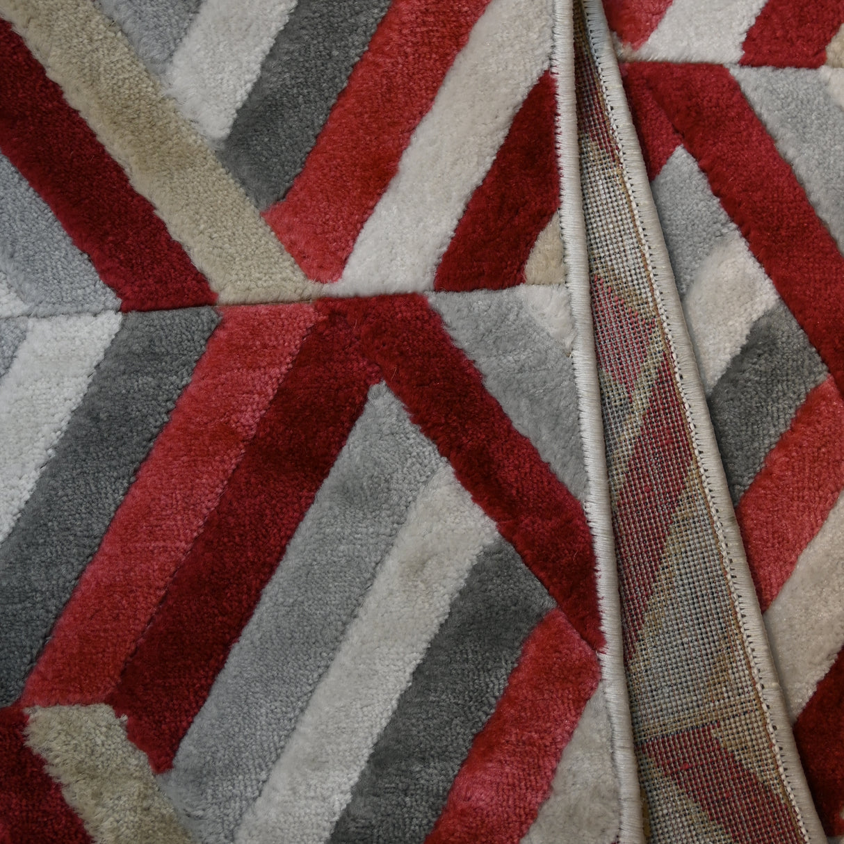 Tapete de Sala Lineas Entrelazadas Gris 160x230cm Clásico Rectangular Suave - TAPETES Y ALFOMBRAS | Bylmo