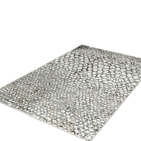 Tapete de Sala Turco Piedras Gris 160x230cm Clásico Rectangular Suave - TAPETES Y ALFOMBRAS | Bylmo