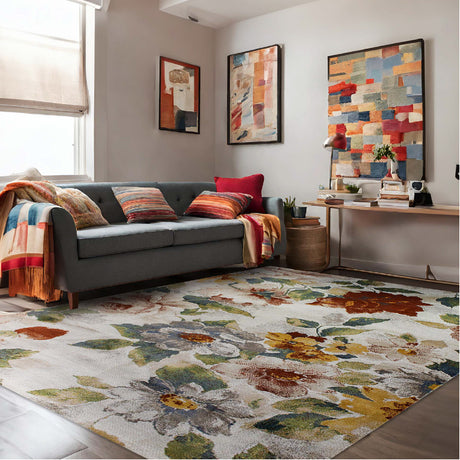 Tapete de Sala Figuras Abstractas Gris 160x230cm Clásico Rectangular Suave - TAPETES Y ALFOMBRAS | Bylmo