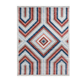 Tapete de Sala Rombos Gris 200x300cm Clásico Rectangular Suave - TAPETES Y ALFOMBRAS | Bylmo