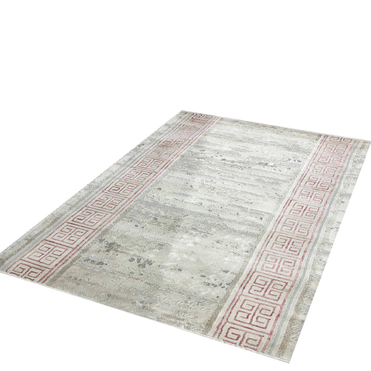 Tapete de Sala Figuras Gris 120x170cm Vintage Rectangular Suave - TAPETES Y ALFOMBRAS | Bylmo