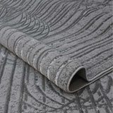 Tapete de Sala Lineas Gris 120x170cm Clásico Rectangular Suave - TAPETES Y ALFOMBRAS | Bylmo
