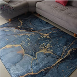 Tapete de Sala Piedras Oro y Gris 200x150cm Clásico Rectangular Suave - TAPETES Y ALFOMBRAS | Bylmo