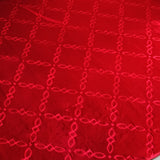 Tapete de Sala Rombos Rojo 200x150cm Clásico Rectangular Suave - TAPETES Y ALFOMBRAS | Bylmo