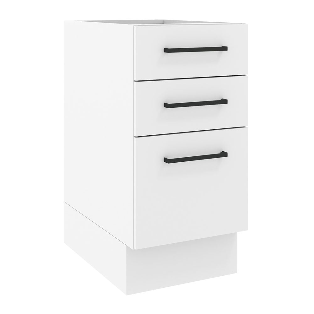 Mueble Inferior de Cocina Agata Blanco 40x81cm sin Mesón y sin Pozuelo - MUEBLES INFERIORES DE COCINA | Bylmo