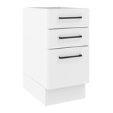 Mueble Inferior de Cocina Agata Blanco 40x81cm sin Mesón y sin Pozuelo - MUEBLES INFERIORES DE COCINA | Bylmo