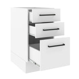 Mueble Inferior de Cocina Agata Blanco 40x81cm sin Mesón y sin Pozuelo - MUEBLES INFERIORES DE COCINA | Bylmo