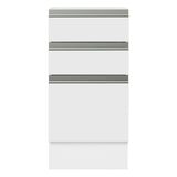Mueble Inferior de Cocina Glamy Blanco 40x81cm sin Mesón y sin Pozuelo - MUEBLES INFERIORES DE COCINA | Bylmo