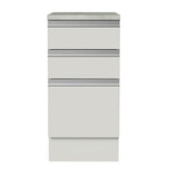 Mueble Inferior de Cocina Glamy Blanco 40x84cm con Meson de Madera y sin Pozuelo - MUEBLES INFERIORES DE COCINA | Bylmo