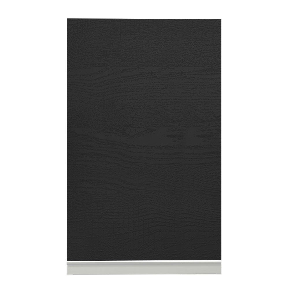 Mueble Superior de Cocina Glamy Blanco y Negro 40x66cm con Dos Entrepaños y con Una Puerta - MUEBLES SUPERIORES DE COCINA | Bylmo