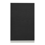 Mueble Superior de Cocina Glamy Blanco y Negro 40x66cm con Dos Entrepaños y con Una Puerta - MUEBLES SUPERIORES DE COCINA | Bylmo