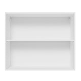 Mueble Superior de Cocina Glamy Blanco y Negro 80x66cm con Dos Entrepaños y con Dos Puertas - MUEBLES SUPERIORES DE COCINA | Bylmo