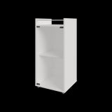 Mini Bar Theba Blanco 38.1x81.3cm sin Cajones y con Tres Comparrtimientos - BARES | Bylmo