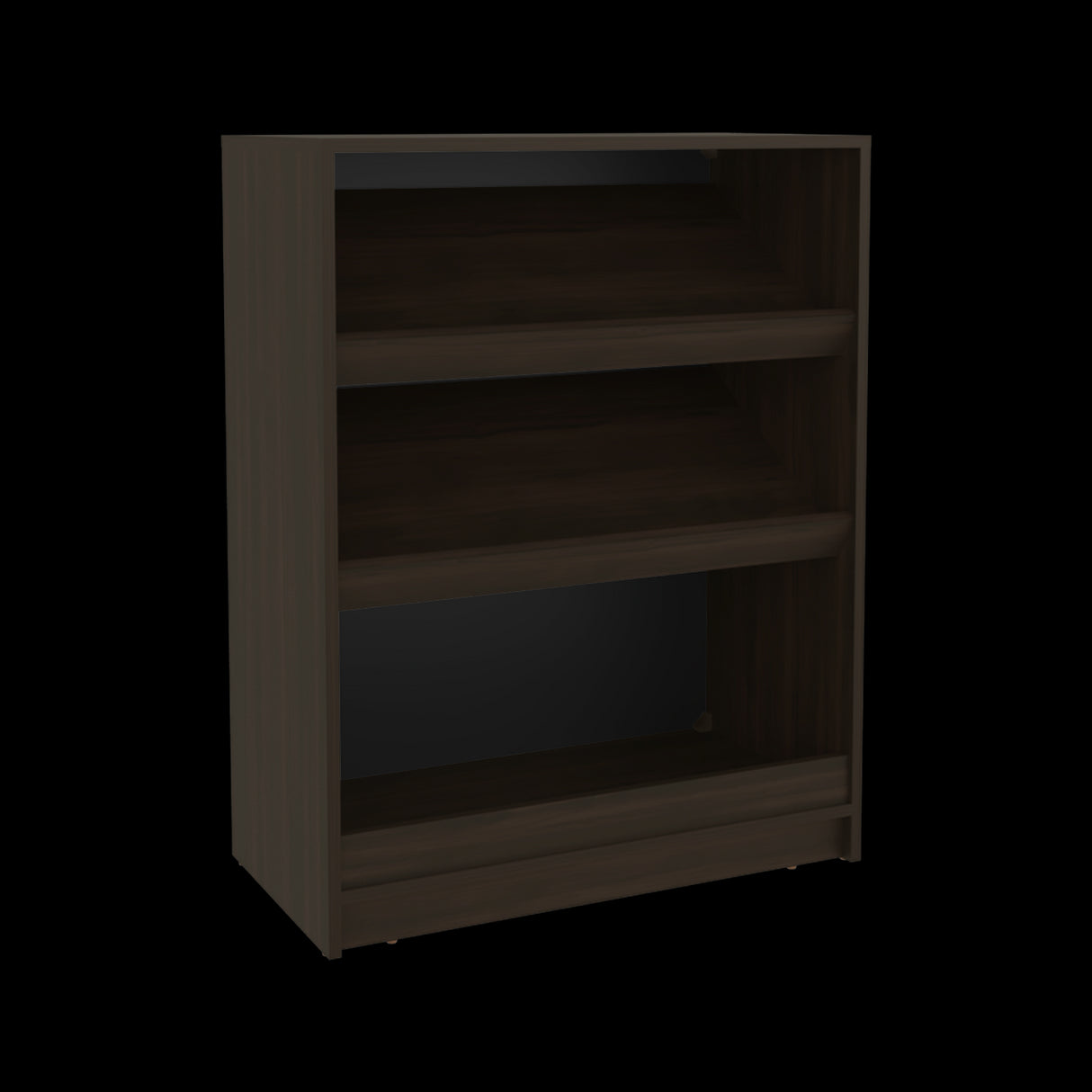 Zapatero Toby Nogal 70x90.6cm de Tres Niveles Para Doce Pares - ZAPATEROS | Bylmo