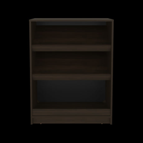 Zapatero Toby Nogal 70x90.6cm de Tres Niveles Para Doce Pares - ZAPATEROS | Bylmo