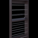 Zapatero Ronald Wengue 63x165.6cm de Nueve Niveles Para Veintisiete Pares - ZAPATEROS | Bylmo