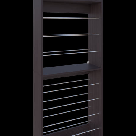 Zapatero Ronald Wengue 63x165.6cm de Nueve Niveles Para Veintisiete Pares - ZAPATEROS | Bylmo