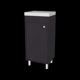 Mueble para Lavamanos Rivera Wengue 40x84cm Individual con Lavamanos Integrado y sin Cajones - MUEBLES PARA LAVAMANOS | Bylmo