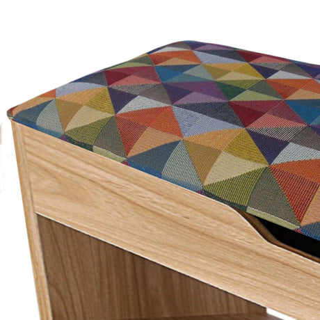 Zapatero Colors 80x46.5cm de Dos Niveles para Seis Pares con Asiento Integrado - ZAPATEROS | Bylmo