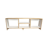 Mesa para TV Eco Plus Fresno y Colors 150x50cm Para TV Hasta 65 Pulgadas con Cuatro Compartimientos - MUEBLES DE TV | Bylmo