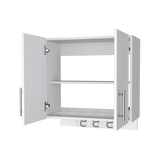 Organizador de Aseo Kymo Blanco 67x69.2cm Flotante con Dos Puertas - MUEBLES DE ASEO Y ROPAS | Bylmo