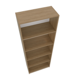 Estantería Home Fresno 62.8x180.6cm Rectangular con Cuatro Compartimientos - BIBLIOTECAS Y ESTANTERIAS | Bylmo