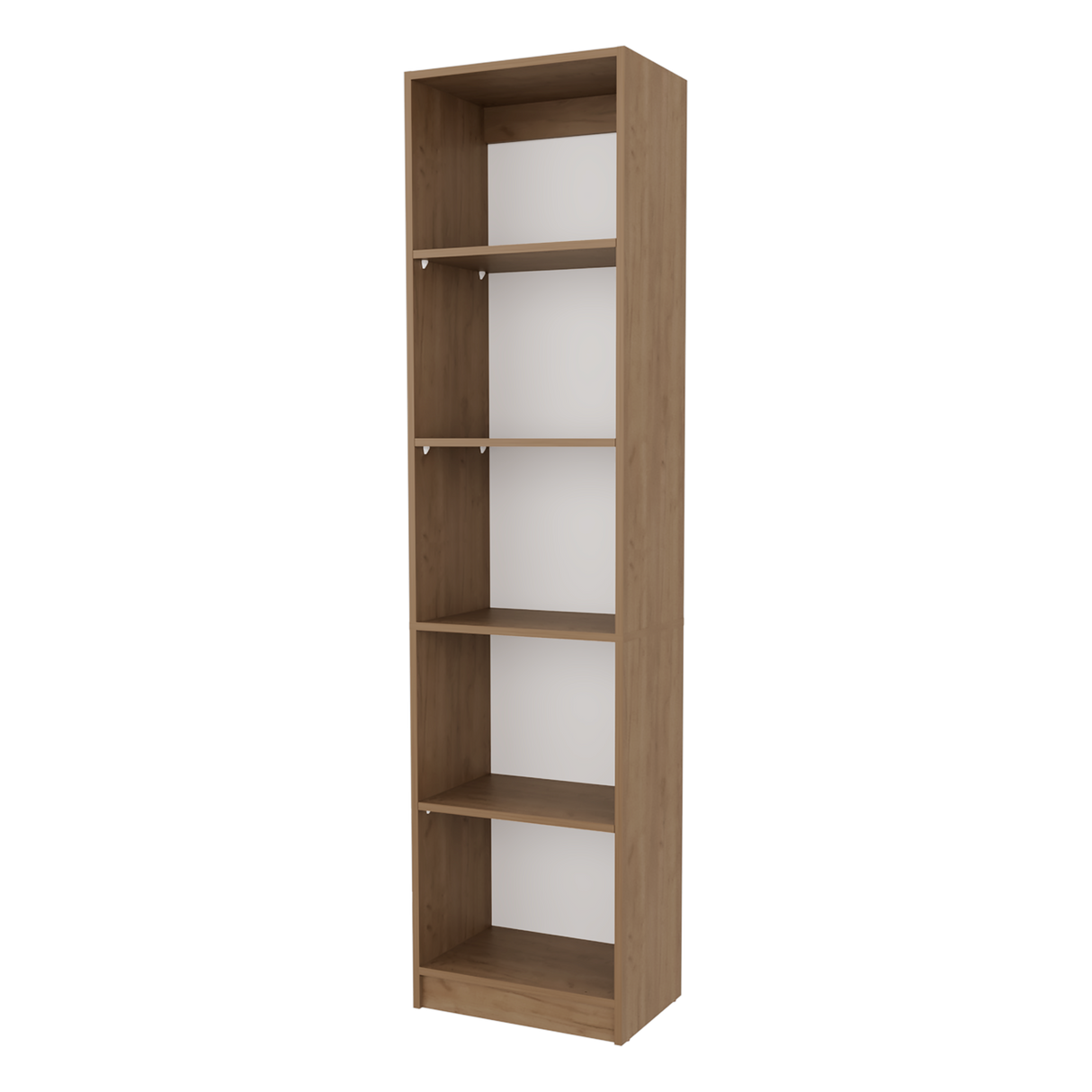 Biblioteca Home Fresno 45x180.6cm Rectangular con Cinco Compartimientos - BIBLIOTECAS Y ESTANTERIAS | Bylmo