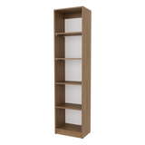 Biblioteca Home Fresno 45x180.6cm Rectangular con Cinco Compartimientos - BIBLIOTECAS Y ESTANTERIAS | Bylmo