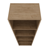 Biblioteca Home Fresno 45x180.6cm Rectangular con Cinco Compartimientos - BIBLIOTECAS Y ESTANTERIAS | Bylmo