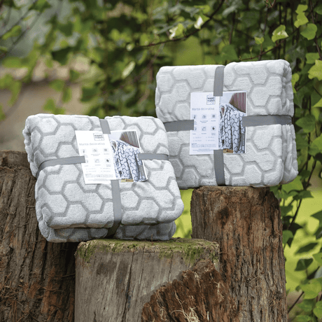 Cobija Flannel Fleece Gris 160x230cm Térmica Ultrasuave - COBIJAS Y MANTAS | Bylmo