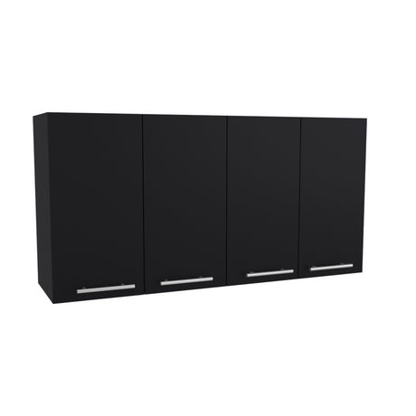 Gabinete de Cocina Bazagli Wengue 120x60cm Con Cuatro Cajones cn Espacio para Extractor y con Locero - MUEBLES SUPERIORES DE COCINA | Bylmo