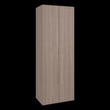 Closet Tuhogar Bardolino y Blanco 60x170cm con Cuatro Compartimientos y con Dos Puertas - CLOSETS | Bylmo