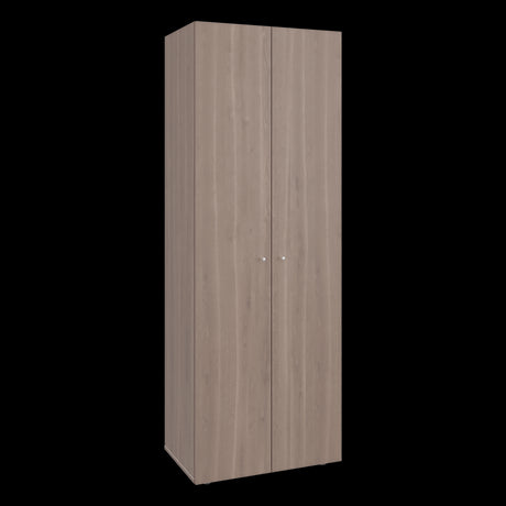 Closet Tuhogar Bardolino y Blanco 60x170cm con Cuatro Compartimientos y con Dos Puertas - CLOSETS | Bylmo