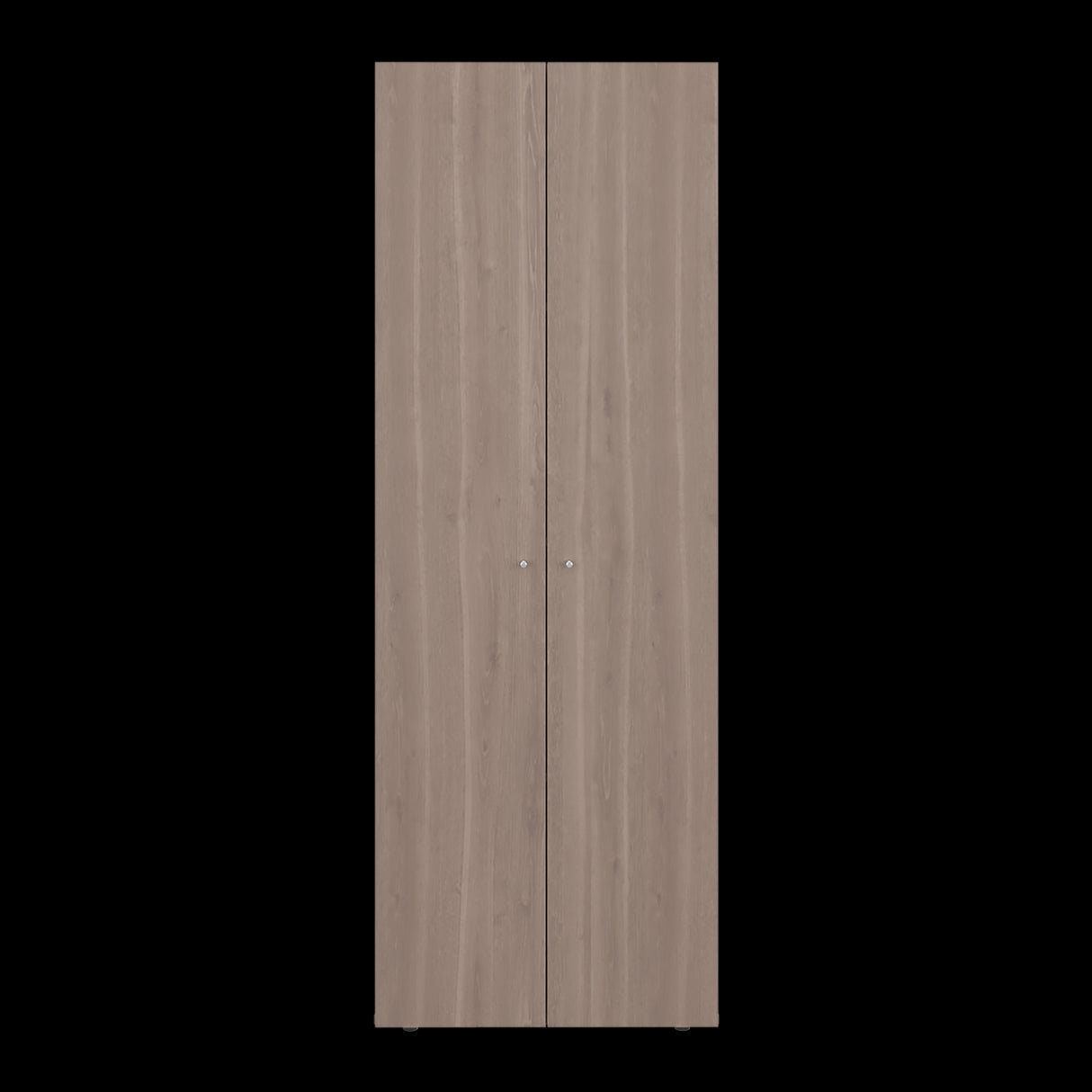 Closet Tuhogar Bardolino y Blanco 60x170cm con Cuatro Compartimientos y con Dos Puertas - CLOSETS | Bylmo