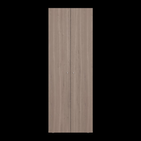 Closet Tuhogar Bardolino y Blanco 60x170cm con Cuatro Compartimientos y con Dos Puertas - CLOSETS | Bylmo