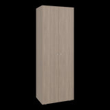Closet Tuhogar Bardolino y Blanco 60x170cm con Tres Compartimientos y con Dos Puertas - CLOSETS | Bylmo