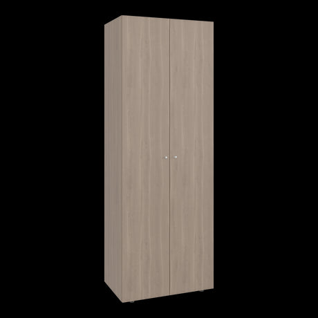 Closet Tuhogar Bardolino y Blanco 60x170cm con Tres Compartimientos y con Dos Puertas - CLOSETS | Bylmo
