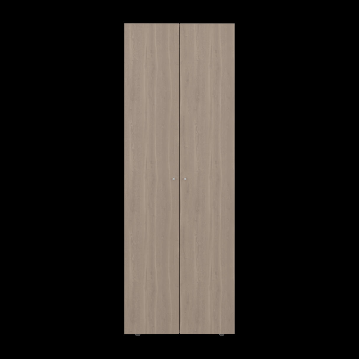 Closet Tuhogar Bardolino y Blanco 60x170cm con Tres Compartimientos y con Dos Puertas - CLOSETS | Bylmo