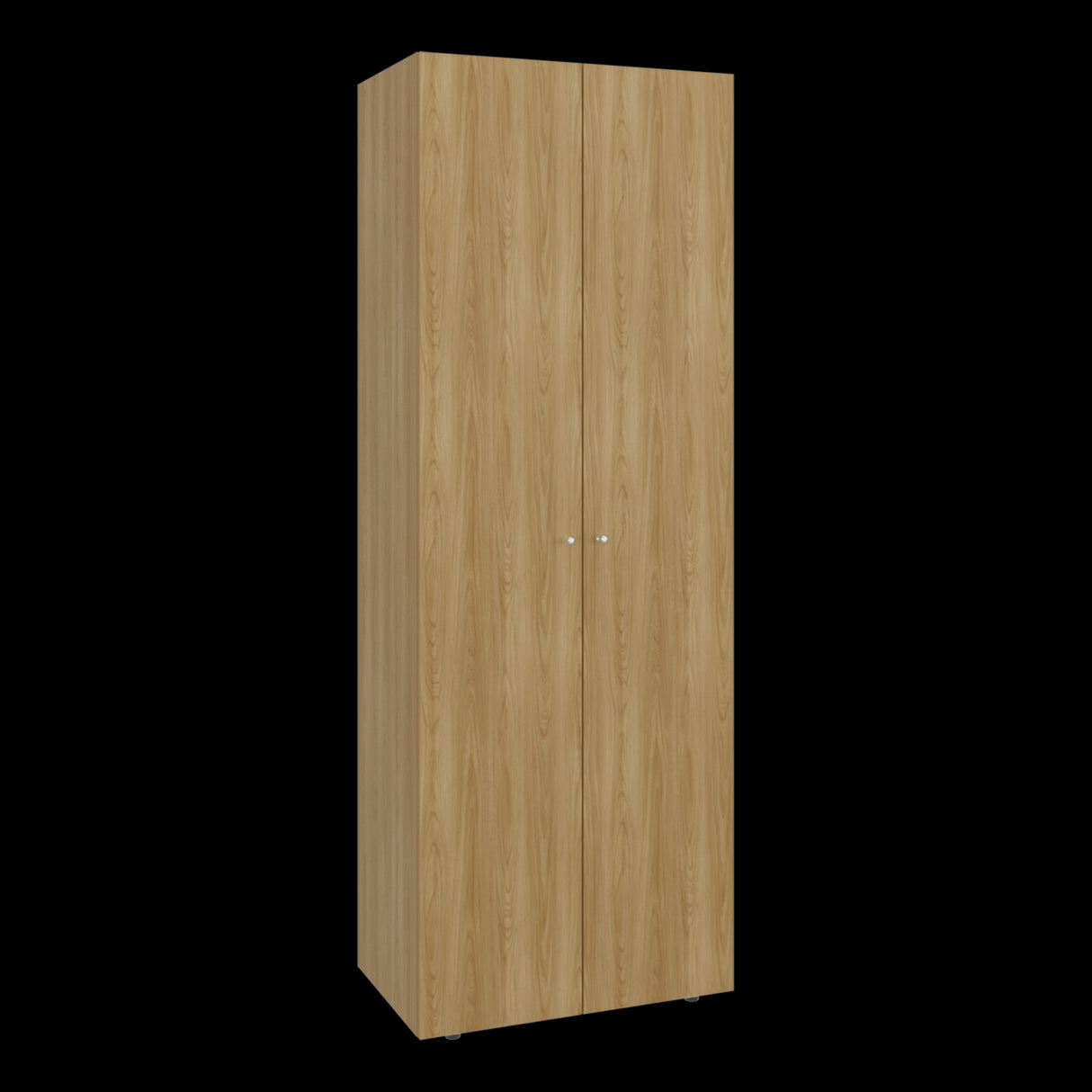 Closet Tuhogar Fresno y Blanco 60x170cm con Tres Compartimientos y con Dos Puertas - CLOSETS | Bylmo
