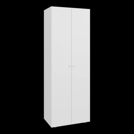 Closet Tuhogar Blanco 60x170cm con Tres Compartimientos y con Dos Puertas - CLOSETS | Bylmo