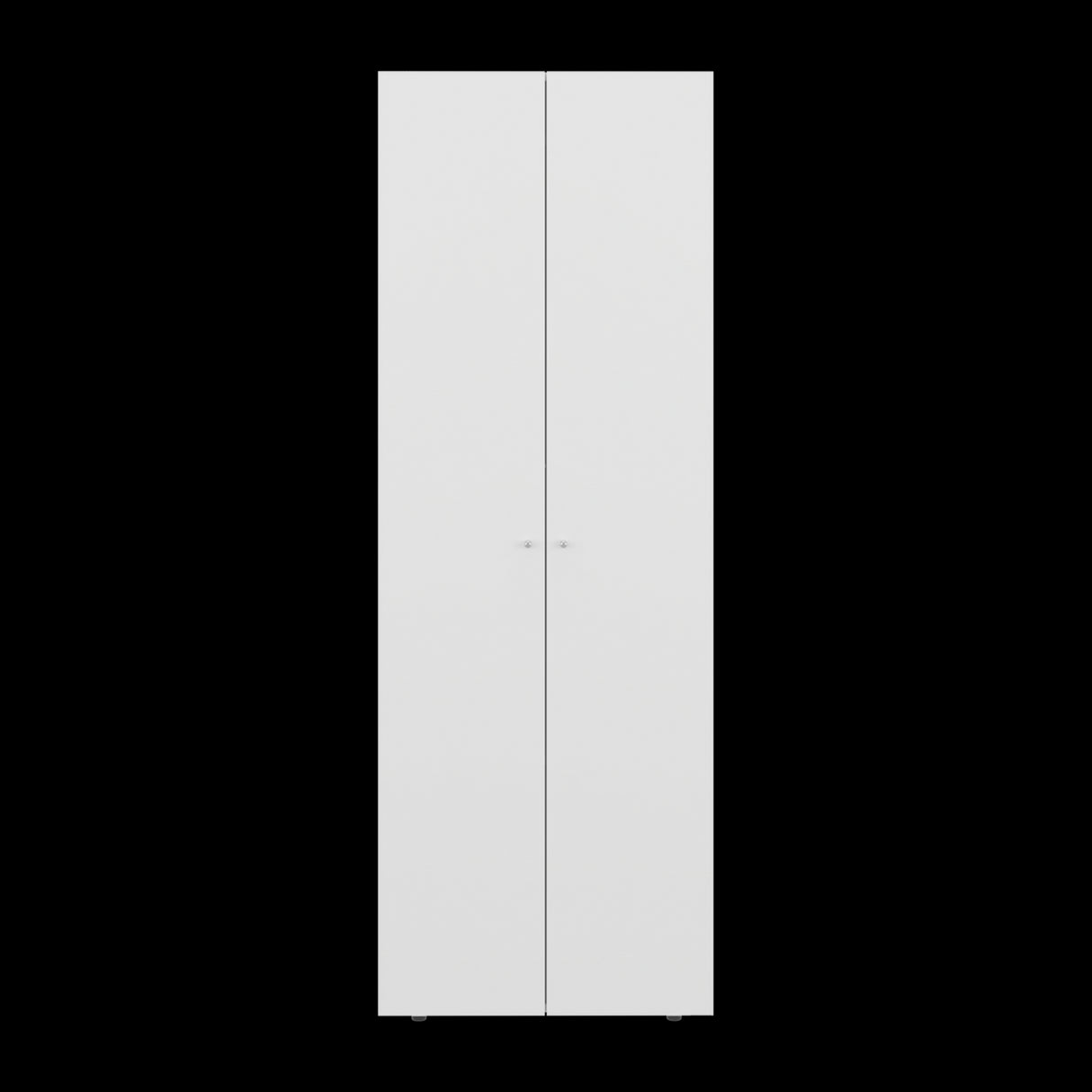 Closet Tuhogar Blanco 60x170cm con Tres Compartimientos y con Dos Puertas - CLOSETS | Bylmo